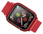USAMS US-ZB074 červená / Pásek / Nylon / Apple Watch 4/5/6/7/SE 44/45mm (ZB74IW3)