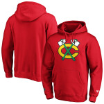 Fanatics Pánská Mikina Chicago Blackhawks Mid Essentials Crest Graphic Hoodie Velikost: