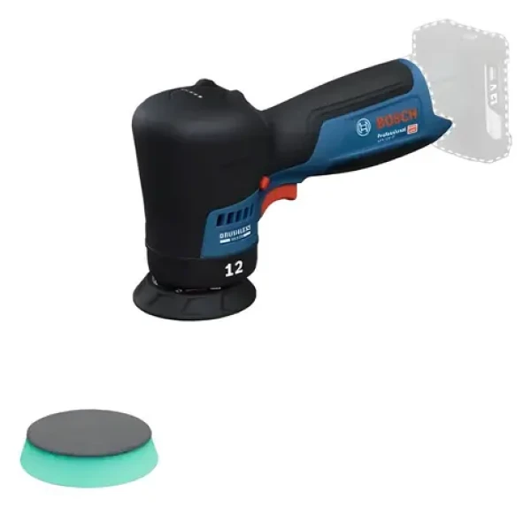 Bosch GPX 12V-77 Professional modrá/černá / Aku excentrická leštička / 12V / 77 mm / bez aku a nabíječky (06019L4000)