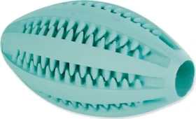TRIXIE Hračka DentaFun Ragby mátová 11 cm / Guma / S příchutí máty / Pro malé a střední psy