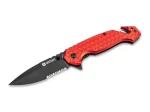Dönges Basic Fire / Záchranářský nůž / Ocel 440A / Čepel 8,5 cm / Hliníková rukojeť (01DG001)