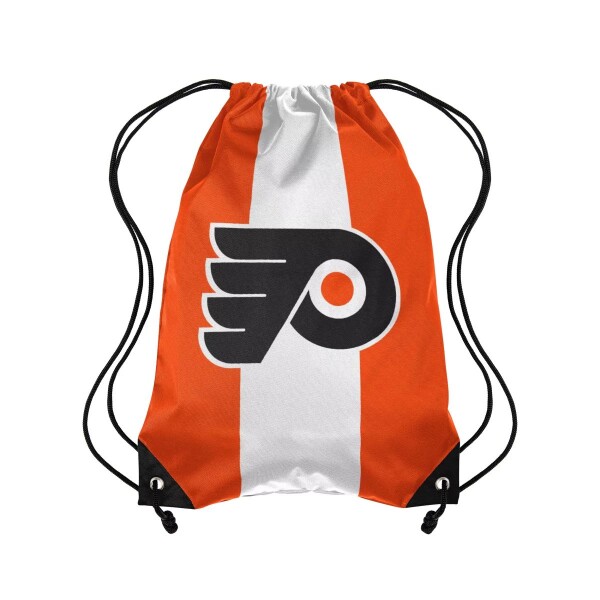 Vak Philadelphia Flyers NHL FOCO Team Stripe Drawstring Backpack