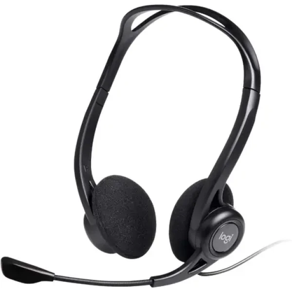 Logitech Headset 960 Stereo Headset USB, Stereo sluchátka mikrofonem, USB,