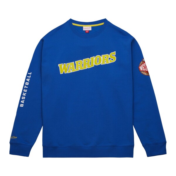 Mitchell & Ness Pánská mikina Golden State Warriors NBA There and Back Crewneck Sweater Velikost: 2XL