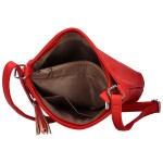 Stylová dámská crossbody Calastia, červená