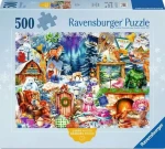 RAVENSBURGER Puzzle Horská vesnička XXL