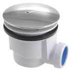 AQUALINE vaničkový sifon 90mm ABS/chrom PF408