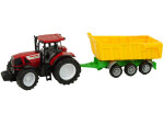 Mamido Traktor s přívěsem 50 cm červený