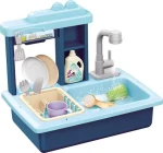 TEDDIES Dětský dřez na nádobí modrý