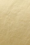 Ib Laursen Lněný povlak na polštář Lemon Drop 50 × 50 cm, žlutá barva, textil