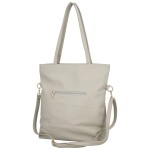 Elegantní dámská koženková kabelka na rameno Trixie, šedá