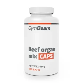 Směs hovězích orgánů - GymBeam (180 kaps.) (108088-1-180caps)