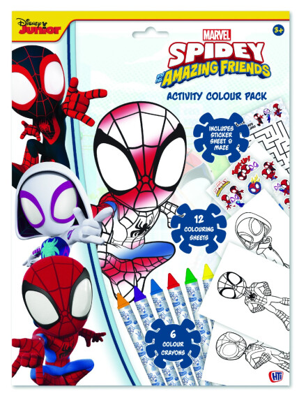 Spidey Kniha aktivit s pastelkami - EPEE