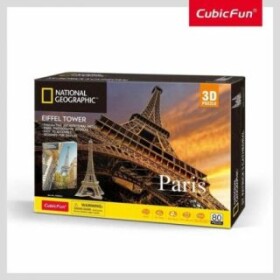 3D puzzle National Geographic: Eiffelova věž 80