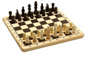 Jeujura Dřevěné šachy dáma