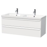 Koupelnová skříňka s umyvadlem Naturel Pavia 120x53x49 cm bílá mat bílá úchytka PAVIA3120ZBI PAVIA3120ZBI