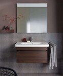 DURAVIT - DuraStyle Umyvadlová skříňka 40x58x37 cm, 1 zásuvka, lesklá bílá DS637902222