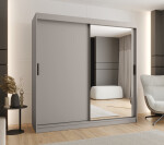 Šatní skříň Abi Rubino T2 Rozměry: 200 cm, Barva korpusu + barva dveří: Kašmír