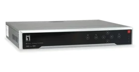 LevelOne NVR-1332 / Rekordér / NVR / 32 kanálů / do 12Mpix / 4x HDD slot / 2x LAN / HDMI (NVR-1332)