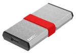 EMTEC X205 Mini SSD 512GB stříbrná / Přenosný SSD / USB-C 3.2 Gen2 / čtení: 1 100 MB/s / 3 roky (ECSSD512GX205)
