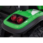 Mamido Dětský elektrický traktor BLAST s přívěsem 2x200W zelený