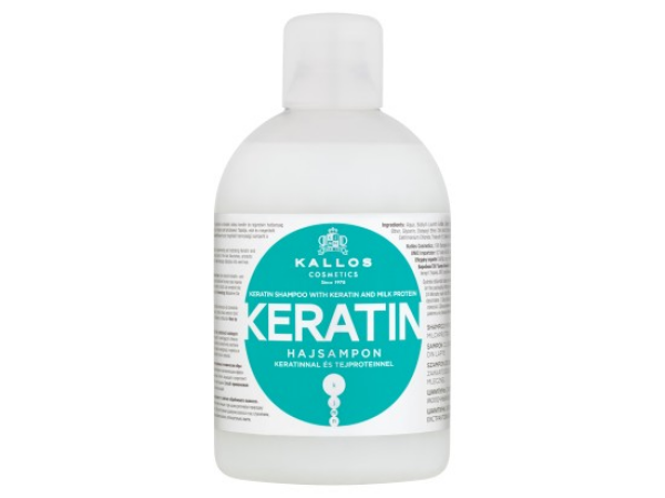 Kallos KJMN Keratin šampon s keratinem a mléčnou bílkovinou 1000ml