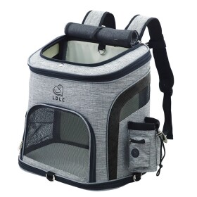 Smart šedo-modrý batoh pro psa | do 6 Kg Barva: Černá, Dle váhy psa: do 6 kg