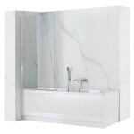 REA - Pohyblivá vanová zástěna LAGOS 70 Chrome REA-W7639