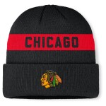 Fanatics Pánská zimní čepice Chicago Blackhawks NHL Authentic Pro A/Cap Cuffed Beanie