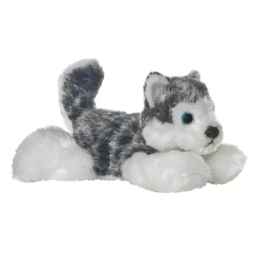 AURORA Plyšový pes Mush Husky šedo-bílá