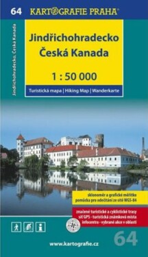 1: 50T (64)-Jindřichohradecko,Česká Kanada (turistická mapa), 2. vydání