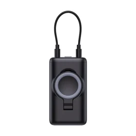 Joyroom JR-W13 černá / Powerbanka / 5000 mAh / 1x USB-C + 1x Lightning / bezdrátové nabíjení pro Apple Watch (6956116727499)