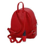Moderní dámský kožený batoh Dreams, červený