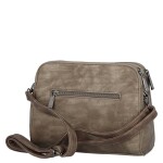 Stylová dámská crossbody kabelka Nikola, béžovo-šedá