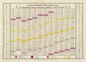 Krásná paní - Jednolistý nástěnný kalendář 2027 - Žofie Kanyzová