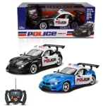 Autíčko policie R/C se světlem, otevírací dveře