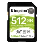 Rozbaleno - Kingston Canvas Select Plus SDXC 512GB / UHS-I V30 / U3 / Class 10 / rozbaleno (SDS2/512GB.rozbaleno)