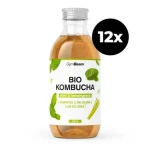 BIO Kombucha - GymBeam (máta citronová tráva, 12 x 330 ml) (105943-3-12x330ml-mint&lemongrass)