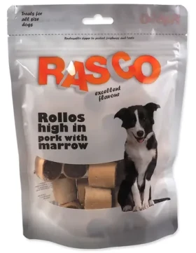 RASCO Pochoutka rolky vepřové s morkem / Pamlsky pro psy / 3 cm / 320 g (4904-65376)