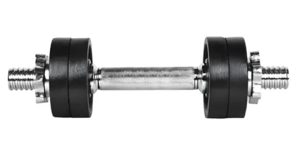 RULYT Angular / Nakládací činka jednoruční / 6 kg / 30 mm tyč / 4x kotouč 1 kg