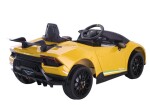Mamido Dětské elektrické autíčko Lamborghini Huracan 4x4 žluté