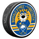 Mustang Puk Buffalo Sabres NHL Sabretooth Mascot Textured