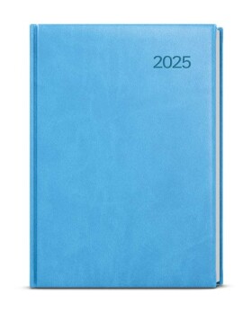 Týdenní diář 2025 Oskar Vivella A5 světle modrá