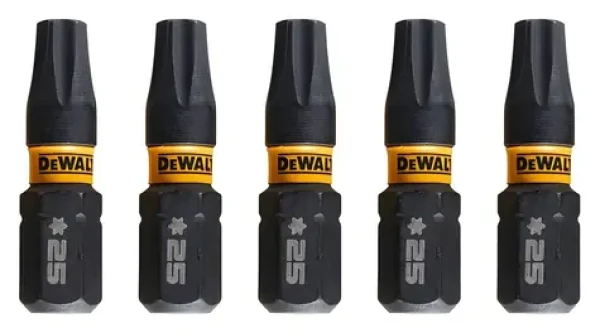 DeWalt Sada bitů T25 / Extreme Torx / 5 ks (DT7382T)