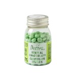 Decora čokoládové mini lentilky bledě zelené (80 g)