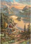 SCHMIDT Puzzle Thomas Kinkade Studios: Splendor on the Lakeshore