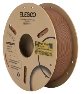ELEGOO PLA dřevěné vlákno Indický dub / Struna pro 3D tiskárnu / PLA / 1 kg (50.203.0657)