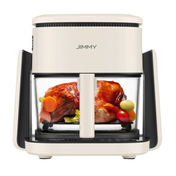 JIMMY AF3 bílá / Horkovzdušná fritéza s pánví / 1100W / 4l + 1l (AF3)