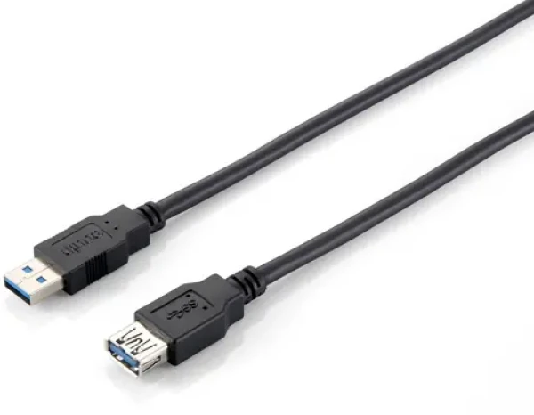 Equip USB 3.0 prodlužovací kabel A-A černá / Prodlužovací kabel / USB-A(M) - USB-A(F) / 5 Gbps / 3 m (128399)
