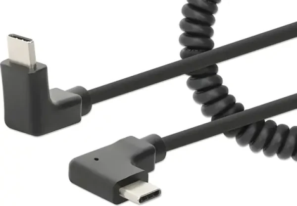 Manhattan USB-C černá / USB kabel / USB-C (M) - USB-C (M) / 1 m (356213)